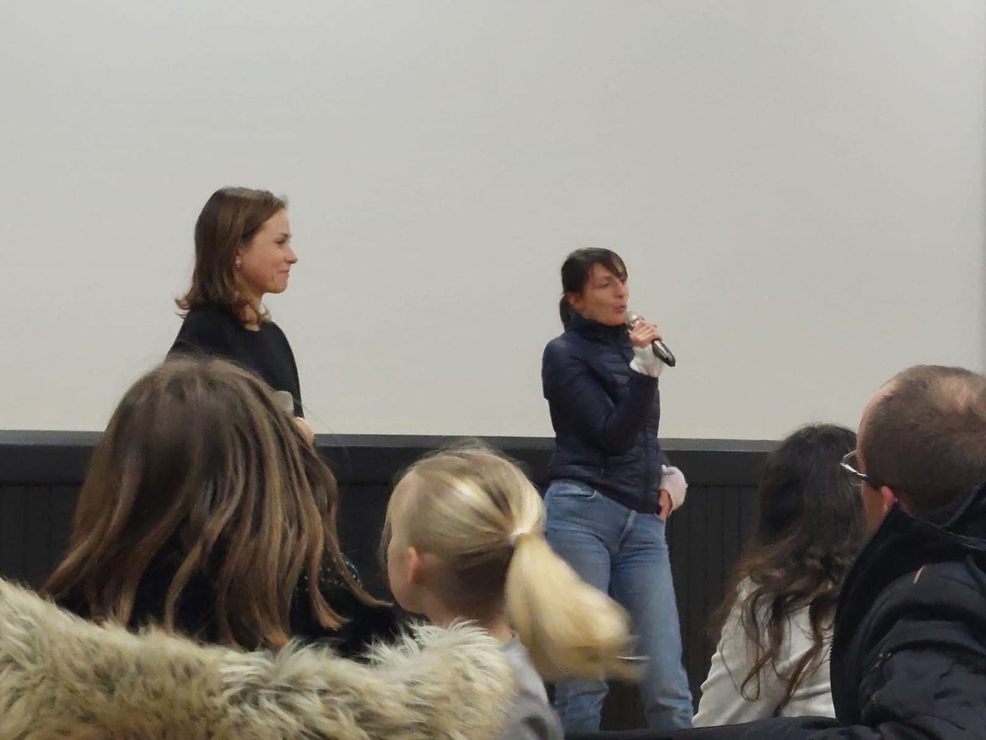 Intervention de Bis'Arts devant une classe de lycée